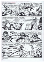 Kirby / Smith - Captain America Bicentennial Treasury p7 BWS Comic Art